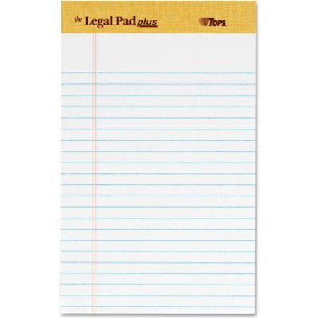 TOPS BUSINESS FORMS TOPS¬Æ The Legal Pad Plus Perforated Pads, 5" x 8", White, 50 Sheets/Pad, 12/Pack 71500